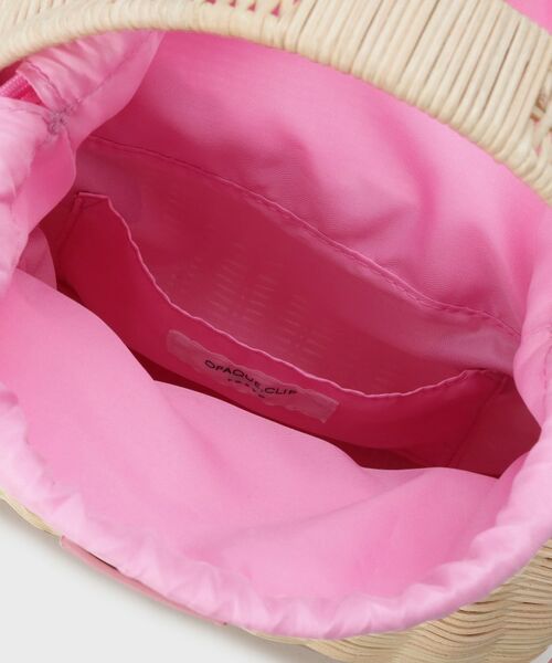 OPAQUE.CLIP / オペーク ドット クリップ ショルダーバッグ | 【2WAY】ラタンワンハンドルミニショルダーバッグ | 詳細14