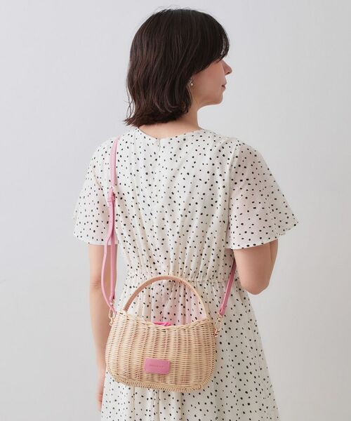 OPAQUE.CLIP / オペーク ドット クリップ ショルダーバッグ | 【2WAY】ラタンワンハンドルミニショルダーバッグ | 詳細4