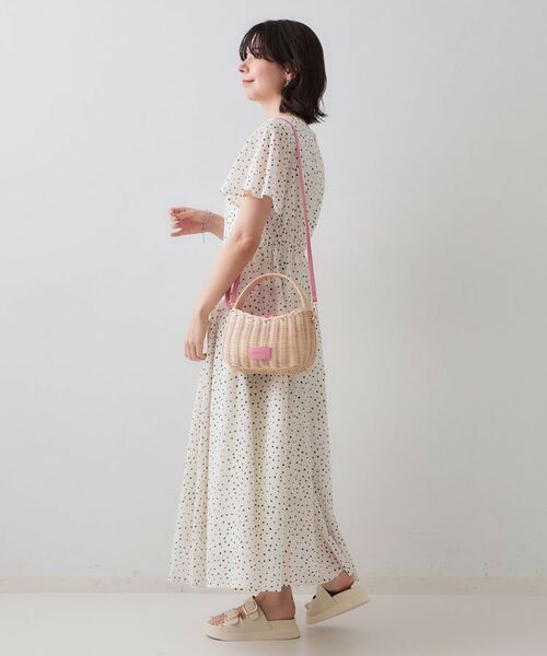 OPAQUE.CLIP / オペーク ドット クリップ ショルダーバッグ | 【2WAY】ラタンワンハンドルミニショルダーバッグ | 詳細5