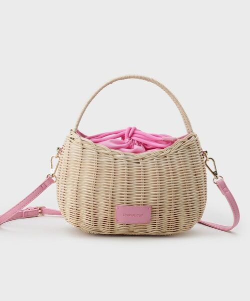 OPAQUE.CLIP / オペーク ドット クリップ ショルダーバッグ | 【2WAY】ラタンワンハンドルミニショルダーバッグ | 詳細7