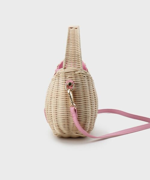 OPAQUE.CLIP / オペーク ドット クリップ ショルダーバッグ | 【2WAY】ラタンワンハンドルミニショルダーバッグ | 詳細8