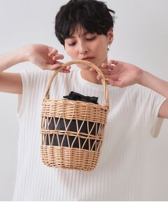 OPAQUE.CLIP / オペーク ドット クリップ ハンドバッグ | 柳バスケットバッグ