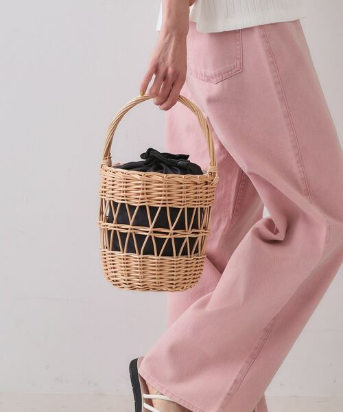 OPAQUE.CLIP / オペーク ドット クリップ ハンドバッグ | 柳バスケットバッグ | 詳細1