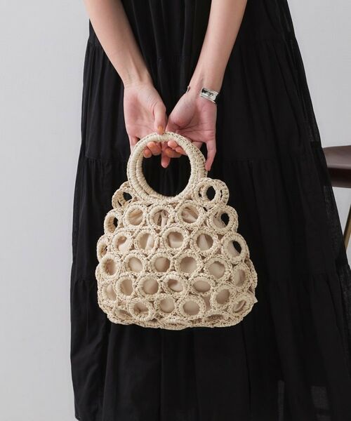 OPAQUE.CLIP / オペーク ドット クリップ ハンドバッグ | リングメッシュデザインバッグ | 詳細1