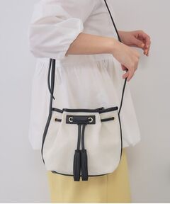 OPAQUE.CLIP / オペーク ドット クリップ ショルダーバッグ | タッセル巾着デザインミニショルダーバッグ