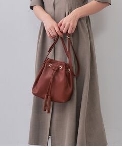 OPAQUE.CLIP / オペーク ドット クリップ ショルダーバッグ | タッセル巾着デザインミニショルダーバッグ