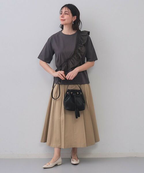 OPAQUE.CLIP / オペーク ドット クリップ ショルダーバッグ | タッセル巾着デザインミニショルダーバッグ | 詳細2