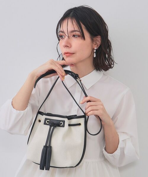 OPAQUE.CLIP / オペーク ドット クリップ ショルダーバッグ | タッセル巾着デザインミニショルダーバッグ | 詳細5