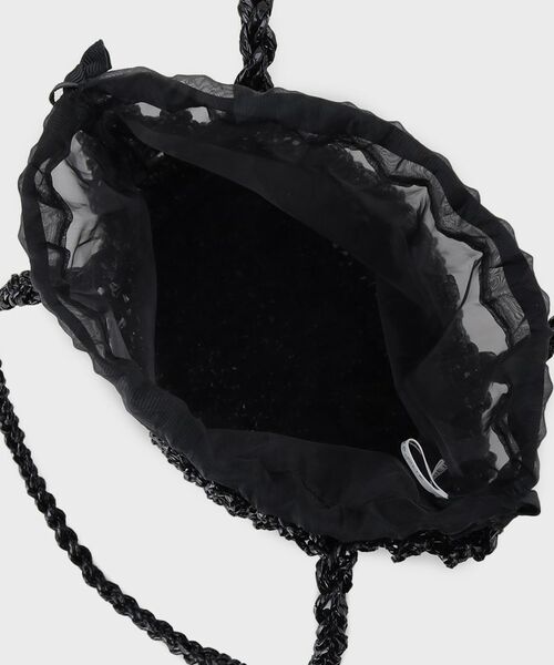 OPAQUE.CLIP / オペーク ドット クリップ ショルダーバッグ | 巾着付きマクラメショルダーバッグ | 詳細11