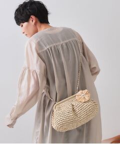 OPAQUE.CLIP / オペーク ドット クリップ ショルダーバッグ | 【3WAY】フラワークリップ付きがま口ペーパーショルダーバッグ