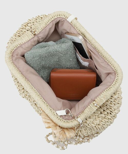 OPAQUE.CLIP / オペーク ドット クリップ ショルダーバッグ | 【3WAY】フラワークリップ付きがま口ペーパーショルダーバッグ | 詳細13