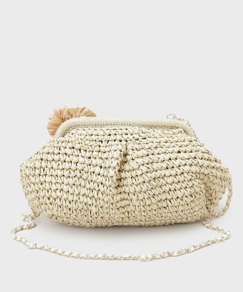 OPAQUE.CLIP / オペーク ドット クリップ ショルダーバッグ | 【3WAY】フラワークリップ付きがま口ペーパーショルダーバッグ | 詳細9