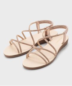 OPAQUE.CLIP / オペーク ドット クリップ サンダル | ラインストーンストラップサンダル