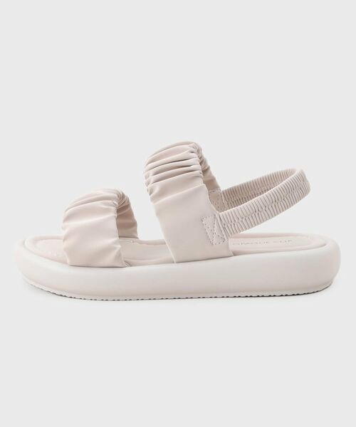 OPAQUE.CLIP / オペーク ドット クリップ サンダル | ギャザーベルト厚底フットベッドサンダル | 詳細2