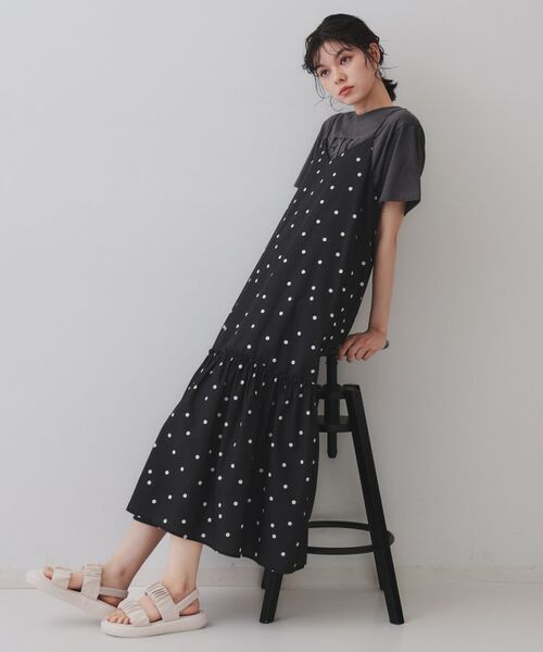 OPAQUE.CLIP / オペーク ドット クリップ サンダル | ギャザーベルト厚底フットベッドサンダル | 詳細6