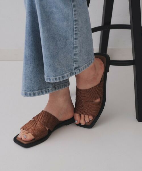 OPAQUE.CLIP / オペーク ドット クリップ サンダル | メタルコードミュールサンダル | 詳細6