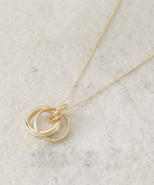 OPAQUE.CLIP / オペーク ドット クリップ ネックレス・ペンダント・チョーカー | カラーエポ×メタル リングネックレス | 詳細1