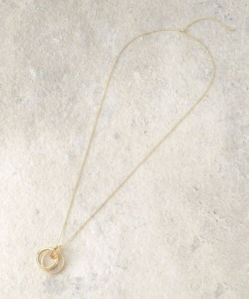 OPAQUE.CLIP / オペーク ドット クリップ ネックレス・ペンダント・チョーカー | カラーエポ×メタル リングネックレス | 詳細2