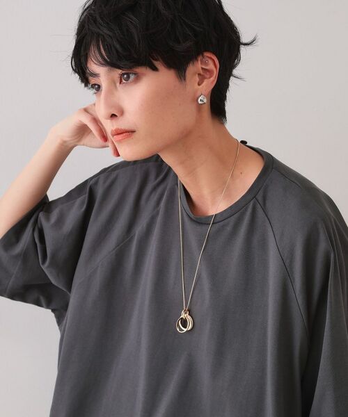 OPAQUE.CLIP / オペーク ドット クリップ ネックレス・ペンダント・チョーカー | カラーエポ×メタル リングネックレス | 詳細4