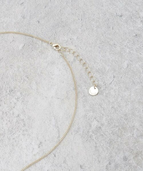 OPAQUE.CLIP / オペーク ドット クリップ ネックレス・ペンダント・チョーカー | 変型メタルリング×ビジューリングネックレス | 詳細3