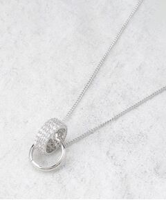 OPAQUE.CLIP / オペーク ドット クリップ ネックレス・ペンダント・チョーカー | キルトビジューリングネックレス