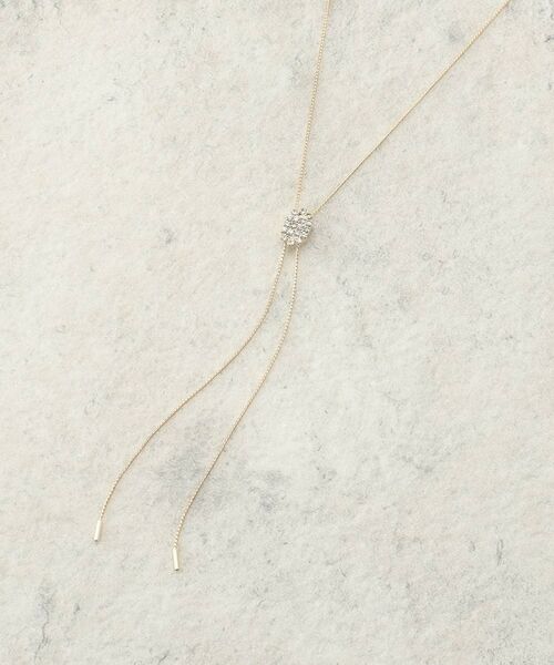 OPAQUE.CLIP / オペーク ドット クリップ ネックレス・ペンダント・チョーカー | 楕円ビジュースライドネックレス | 詳細1