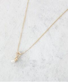 OPAQUE.CLIP / オペーク ドット クリップ ネックレス・ペンダント・チョーカー | 前後2WAY  フェイクパールノットデザインネックレス