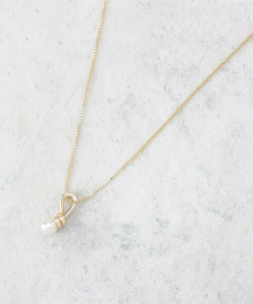 OPAQUE.CLIP / オペーク ドット クリップ ネックレス・ペンダント・チョーカー | 前後2WAY  フェイクパールノットデザインネックレス | 詳細1