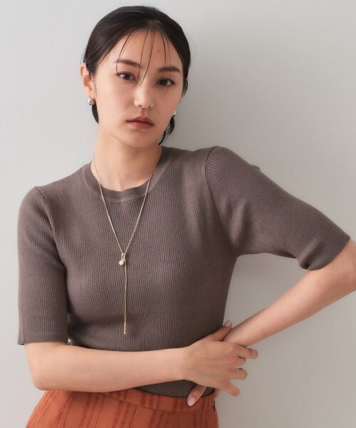 OPAQUE.CLIP / オペーク ドット クリップ ネックレス・ペンダント・チョーカー | 前後2WAY  フェイクパールノットデザインネックレス | 詳細6