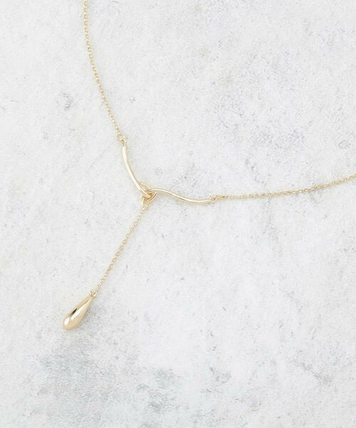 OPAQUE.CLIP / オペーク ドット クリップ ネックレス・ペンダント・チョーカー | Y字メタルスライドネックレス | 詳細1