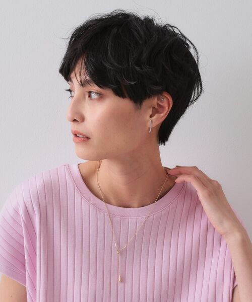 OPAQUE.CLIP / オペーク ドット クリップ ネックレス・ペンダント・チョーカー | Y字メタルスライドネックレス | 詳細4