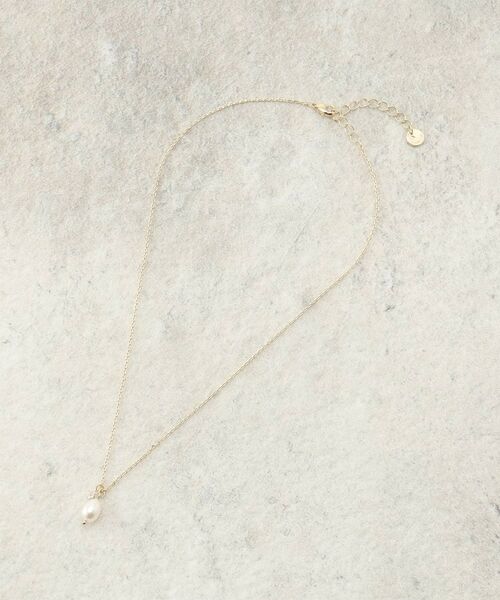 OPAQUE.CLIP / オペーク ドット クリップ ネックレス・ペンダント・チョーカー | 淡水×ビジューショートネックレス | 詳細2