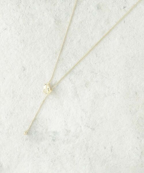 OPAQUE.CLIP / オペーク ドット クリップ ネックレス・ペンダント・チョーカー | ループタイ風スライドネックレス | 詳細1