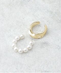 OPAQUE.CLIP / オペーク ドット クリップ ピアス・イヤリング | フェイクパール メタル セットイヤーカフ