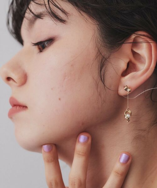 OPAQUE.CLIP / オペーク ドット クリップ ピアス・イヤリング | 揺れるフェイクパール×メタルピアス | 詳細5