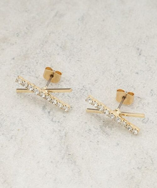 OPAQUE. CLIP/オペーク ドット クリップ ビジュー×メタルピアス ゴールド(007) 00 OPAQUE. CLIP/オペーク ドット クリップ ビジュー×メタルピアス ゴールド(007) 00