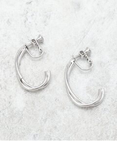 OPAQUE.CLIP / オペーク ドット クリップ ピアス・イヤリング | フープ風ビッグメタルイヤリング