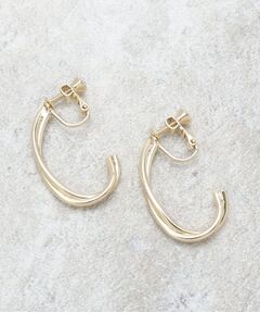 OPAQUE.CLIP / オペーク ドット クリップ ピアス・イヤリング | フープ風ビッグメタルイヤリング