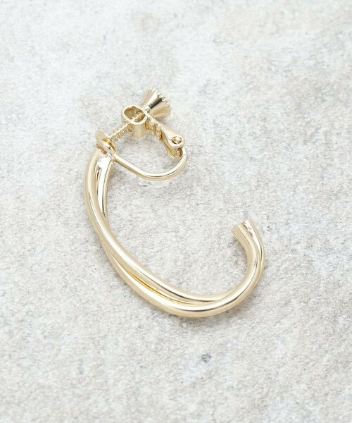 OPAQUE.CLIP / オペーク ドット クリップ ピアス・イヤリング | フープ風ビッグメタルイヤリング | 詳細2