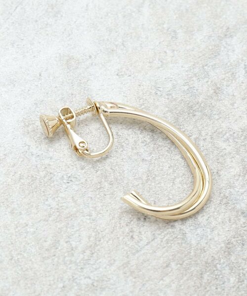 OPAQUE.CLIP / オペーク ドット クリップ ピアス・イヤリング | フープ風ビッグメタルイヤリング | 詳細3