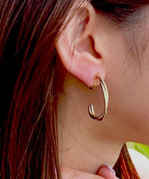 OPAQUE.CLIP / オペーク ドット クリップ ピアス・イヤリング | フープ風ビッグメタルイヤリング | 詳細6