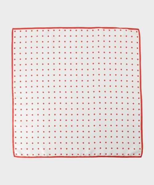 OPAQUE.CLIP / オペーク ドット クリップ バンダナ・スカーフ | ドット柄スクエア大判スカーフ | 詳細1