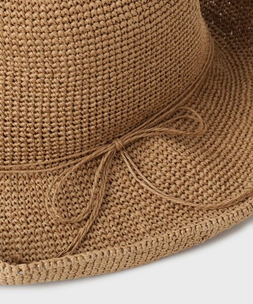 OPAQUE.CLIP / オペーク ドット クリップ ハット | 共地リボン雑材ハット | 詳細5