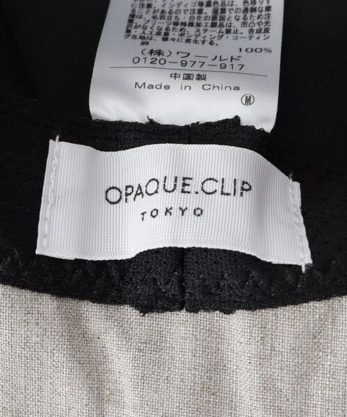 OPAQUE.CLIP / オペーク ドット クリップ ハット | リネンバイカラーハット | 詳細7