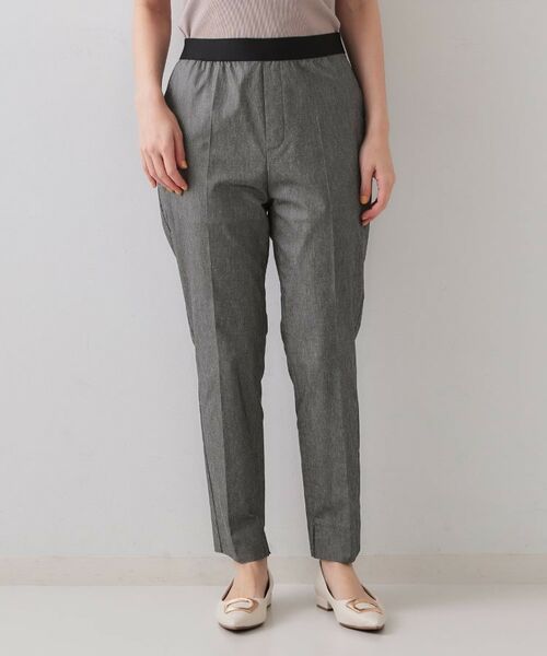 OPAQUE.CLIP / オペーク ドット クリップ ショート・ハーフ・半端丈パンツ | 麻混ハイストレッチイージースティックパンツ【洗濯機洗い可】 | 詳細21