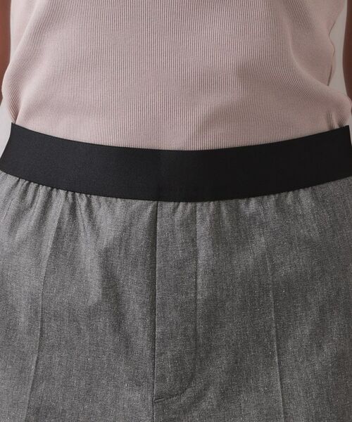 OPAQUE.CLIP / オペーク ドット クリップ ショート・ハーフ・半端丈パンツ | 麻混ハイストレッチイージースティックパンツ【洗濯機洗い可】 | 詳細24