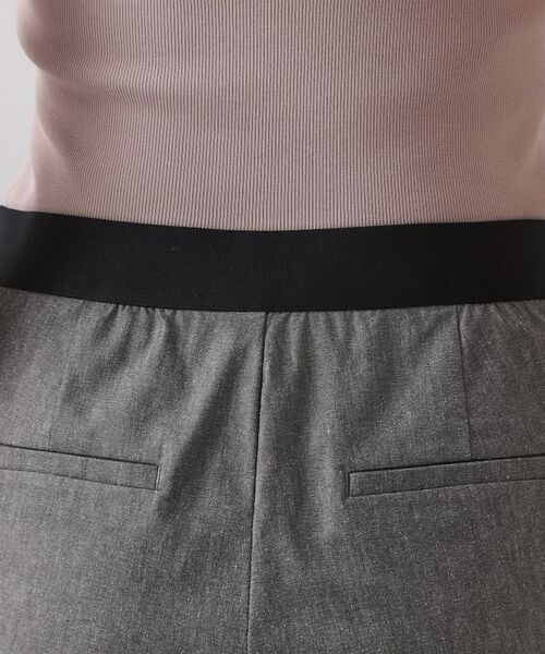 OPAQUE.CLIP / オペーク ドット クリップ ショート・ハーフ・半端丈パンツ | 麻混ハイストレッチイージースティックパンツ【洗濯機洗い可】 | 詳細26