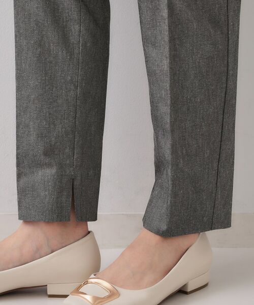 OPAQUE.CLIP / オペーク ドット クリップ ショート・ハーフ・半端丈パンツ | 麻混ハイストレッチイージースティックパンツ【洗濯機洗い可】 | 詳細27