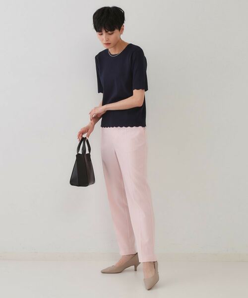 OPAQUE.CLIP / オペーク ドット クリップ ニット・セーター | 裾スカラップニット【洗濯機洗い可】 | 詳細10