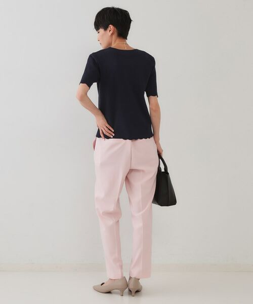 OPAQUE.CLIP / オペーク ドット クリップ ニット・セーター | 裾スカラップニット【洗濯機洗い可】 | 詳細11